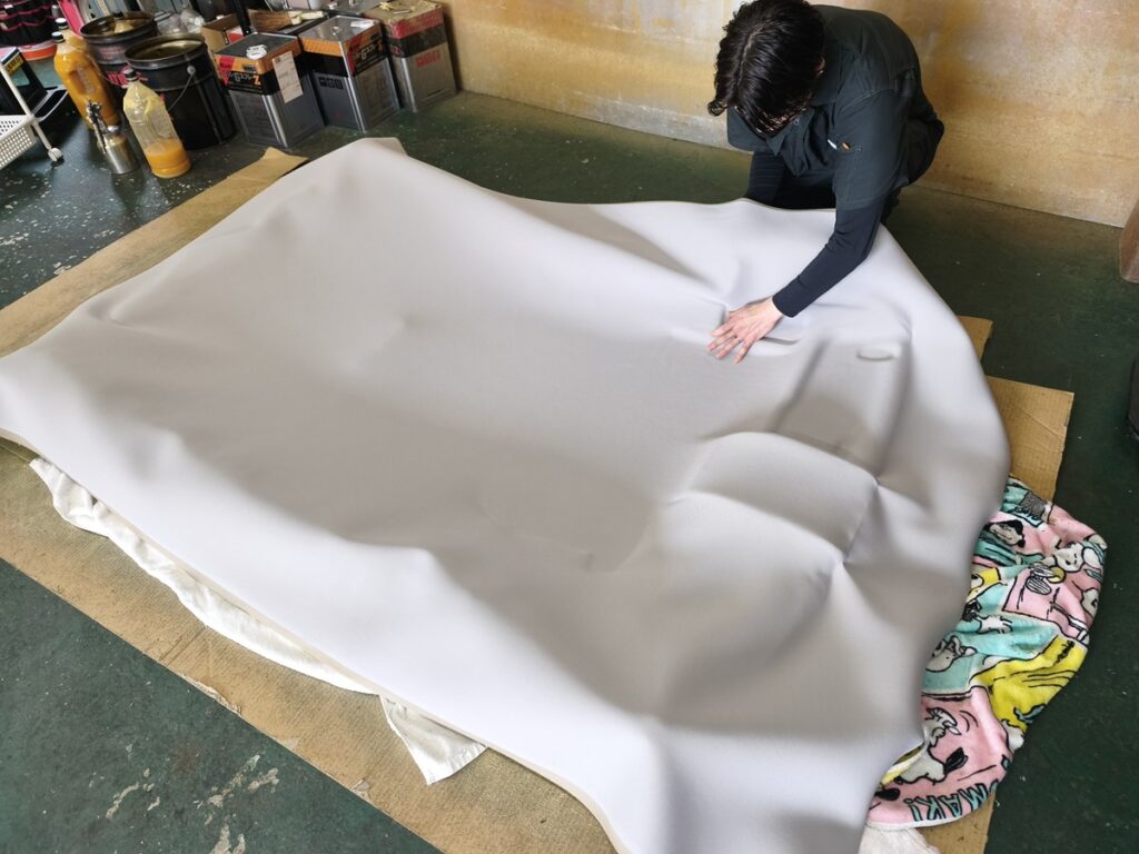 天井張り替え作業